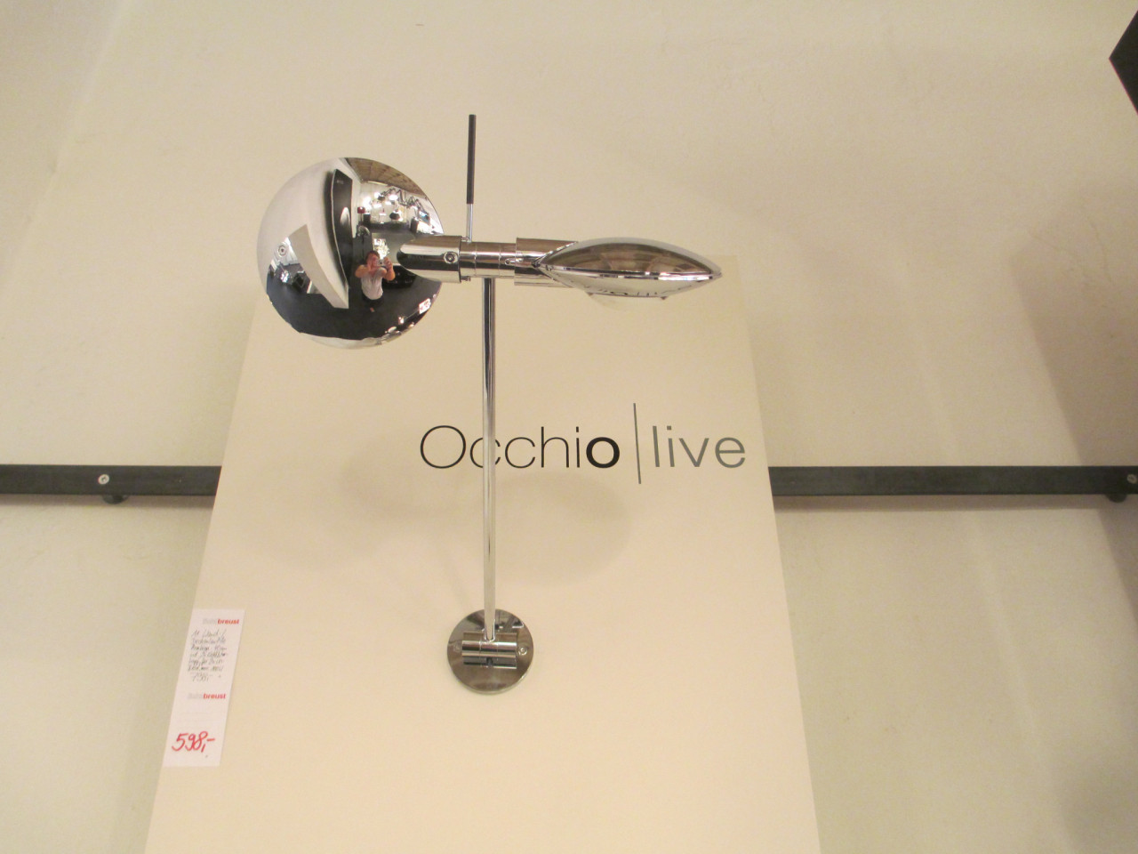 Wand- / Deckenleuchte Occhio Parete / Soffito Doppio | Designermöbel